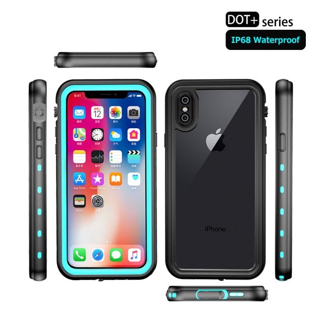 Redpepper iPhone XS Max custodia impermeabile IP68 nera