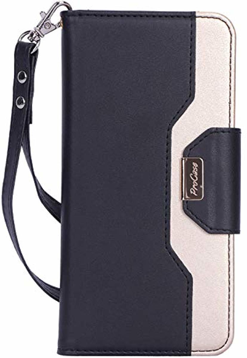Redpepper Galaxy A70 Cover Portafoglio Nero con Stand