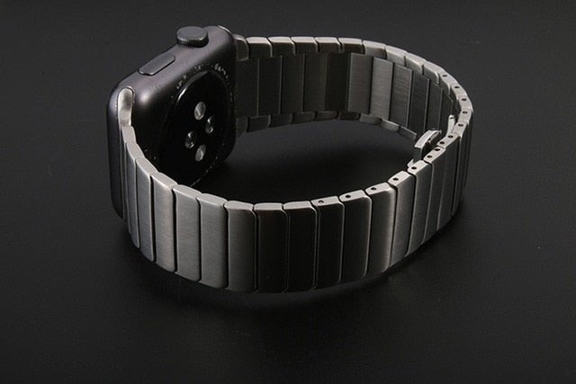 Redpepper Apple Watch 42mm cinturino acciaio nero magnetico