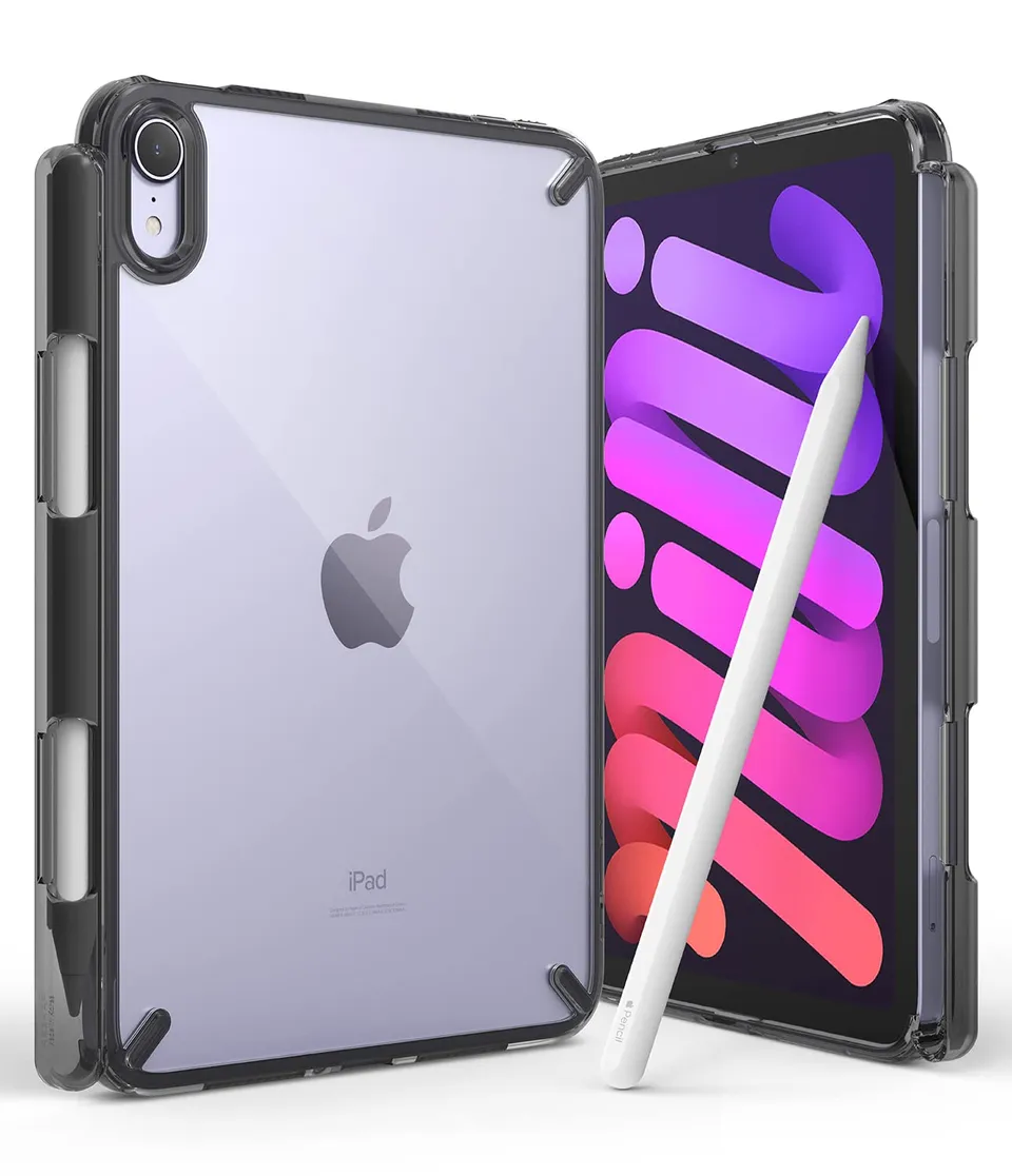 Ringke Fusion cover iPad mini A17 Pro 6th Smoke Black antiurto