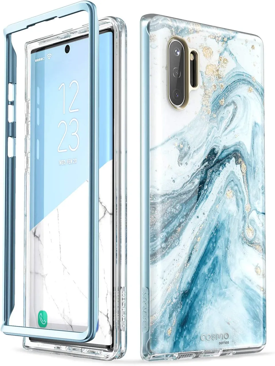 Redpepper Galaxy Note 10 Plus Cover Marmo S-Pen TPU+PC