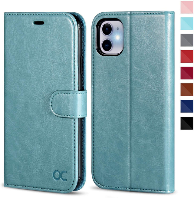 Redpepper iPhone 11 cover portafoglio pelle stand nero
