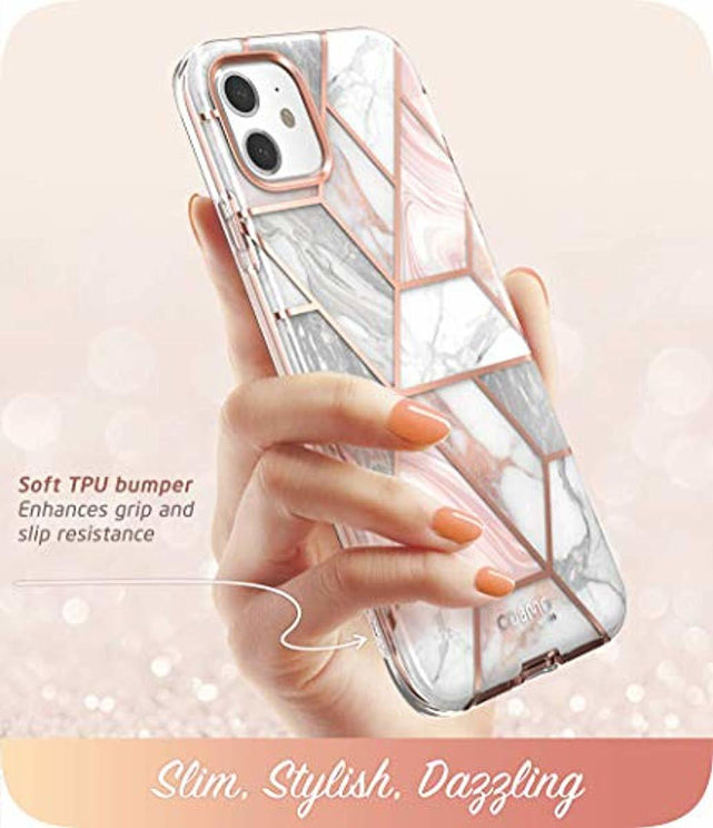 Redpepper iPhone 11 custodia marmo con pellicola 6,1"