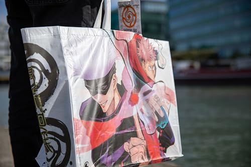 Konix Jujutsu Kaisen Borsa Spesa 40x45x20 Bianco Gojo Yuji