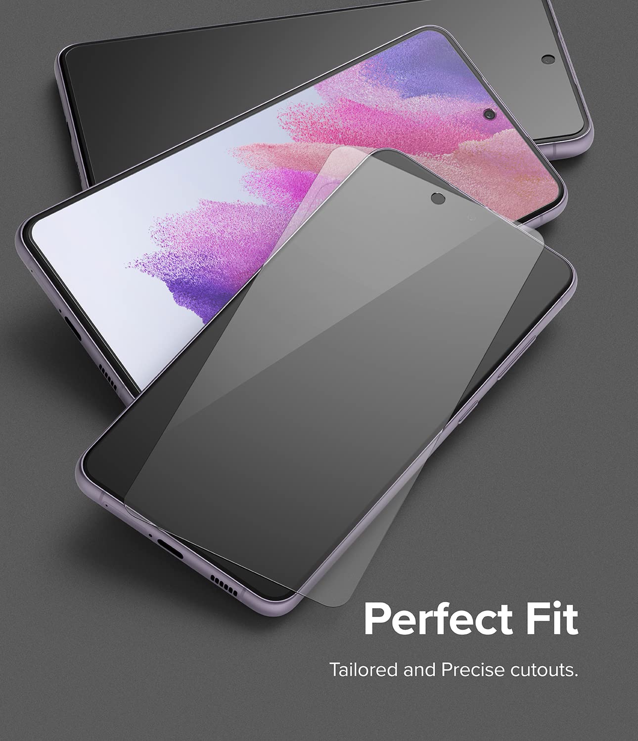 Ringke Screen Protector vetro temperato Galaxy S21 FE 5G 2 pezzi 9H