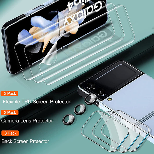 Redpepper Z Flip 4 Pellicola TPU 6,7" + Vetro Fotocamera 9H