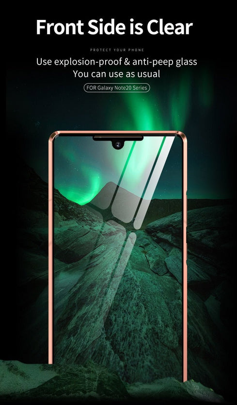 Redpepper Note 20 Ultra cover magnetica alluminio
