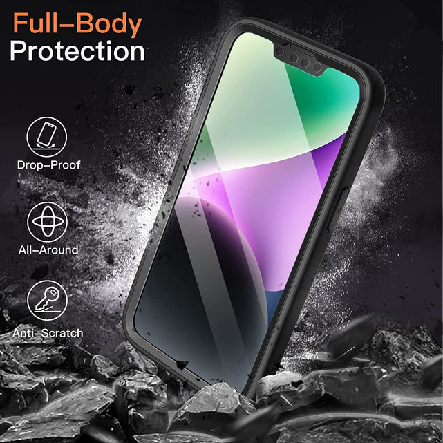 Redpepper iPhone 14 cover integrale trasparente 360° 6,1"