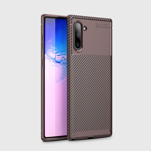 Redpepper Note 10 Plus custodia carbonio bumper nero