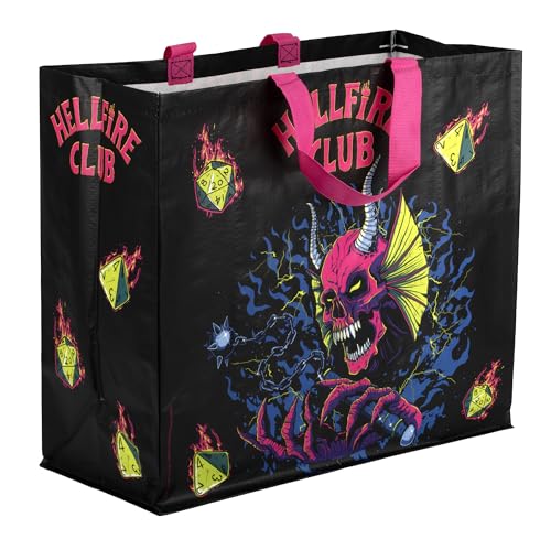 Konix Stranger Things Hellfire Borsa Spesa 40x45 Riciclata