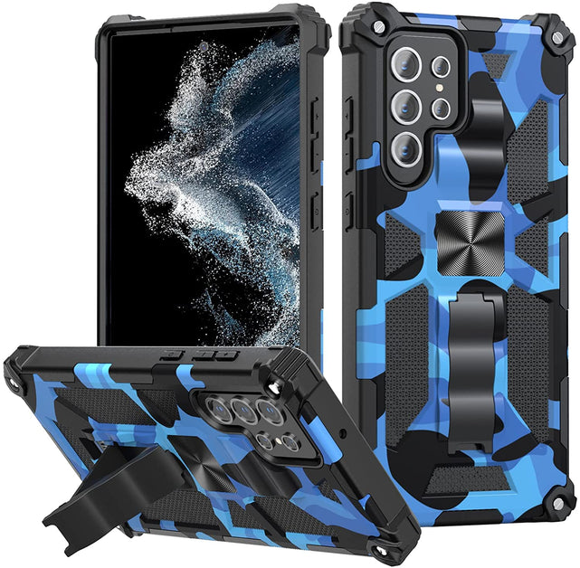 Redpepper Galaxy Cases Kickstand cover S22 Ultra mimetica magnetica