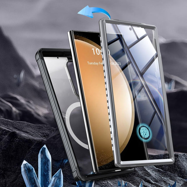 Redpepper Galaxy S25 Ultra Custodia Corazzata Full Body Blu