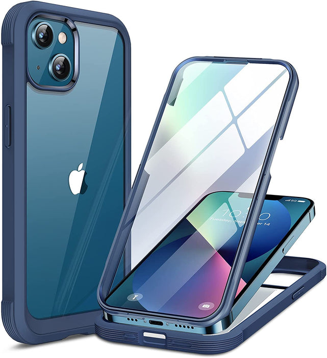 Redpepper iPhone 13 Mini 5.4 custodia vetro nero 9H integrale