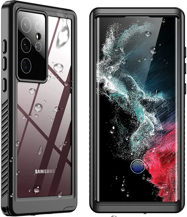 Redpepper Galaxy S22 Ultra Cover Impermeabile IP68 Trasparente