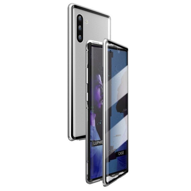 Redpepper Note 10 Plus Custodia Magnetica Alluminio Vetro