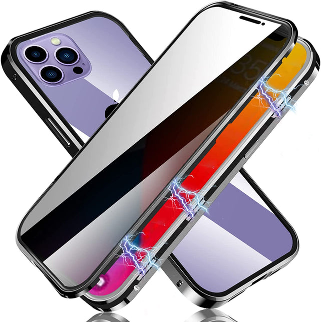 Redpepper iPhone 14 Pro custodia magnetica privacy vetro