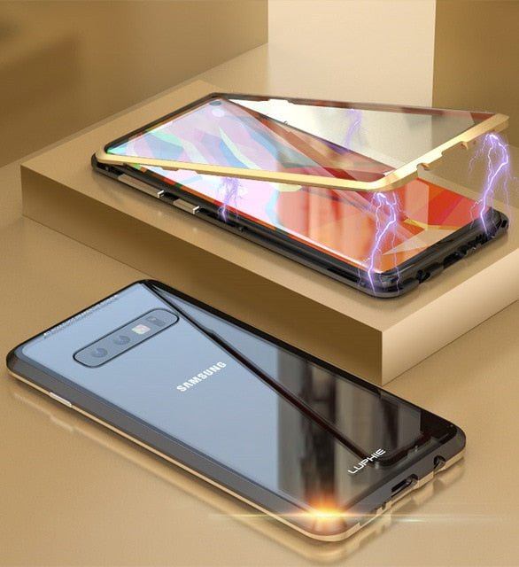 Redpepper Galaxy S10 Plus Cover Magnetica Vetro Slim