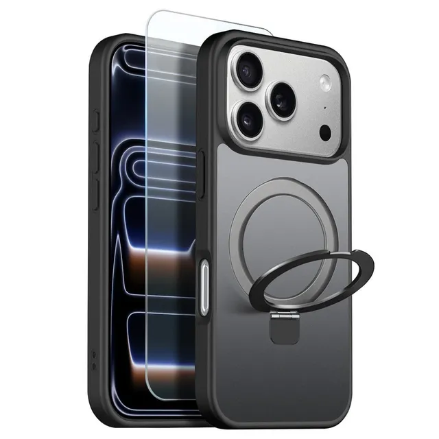 Redpepper iPhone 18 Pro Cover Magnetica Traslucida Stand