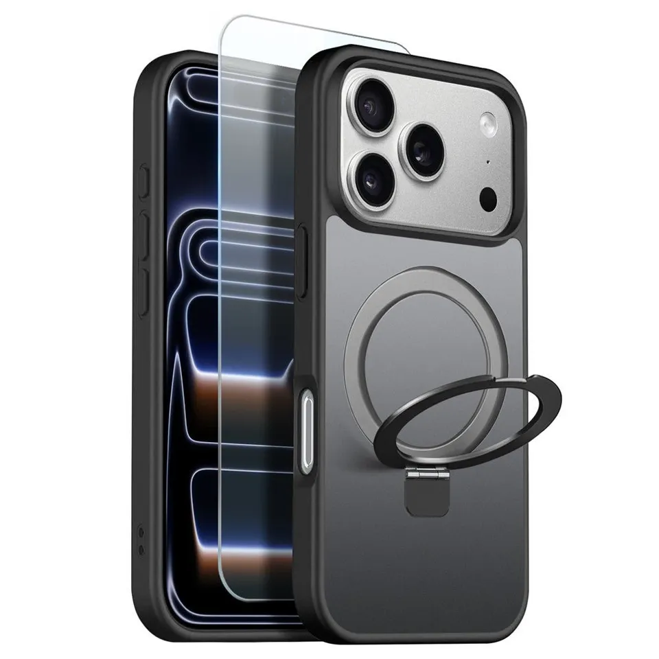 Redpepper iPhone 18 Pro Cover Magnetica Traslucida Stand