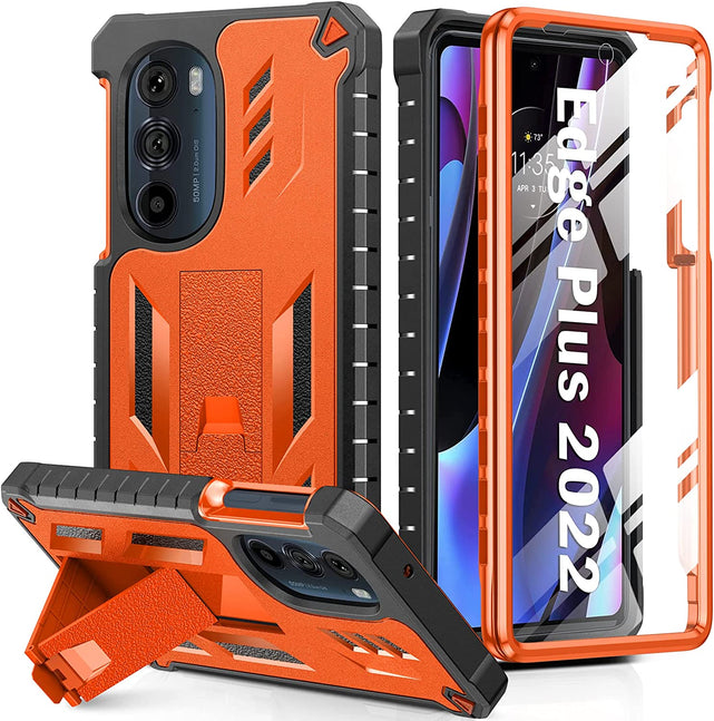 Redpepper Motorola Edge Plus 2022 cover blu con stand