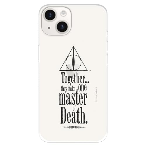La Casa de las Carcasas Harry Potter Death custodia iPhone 15 Plus silicone