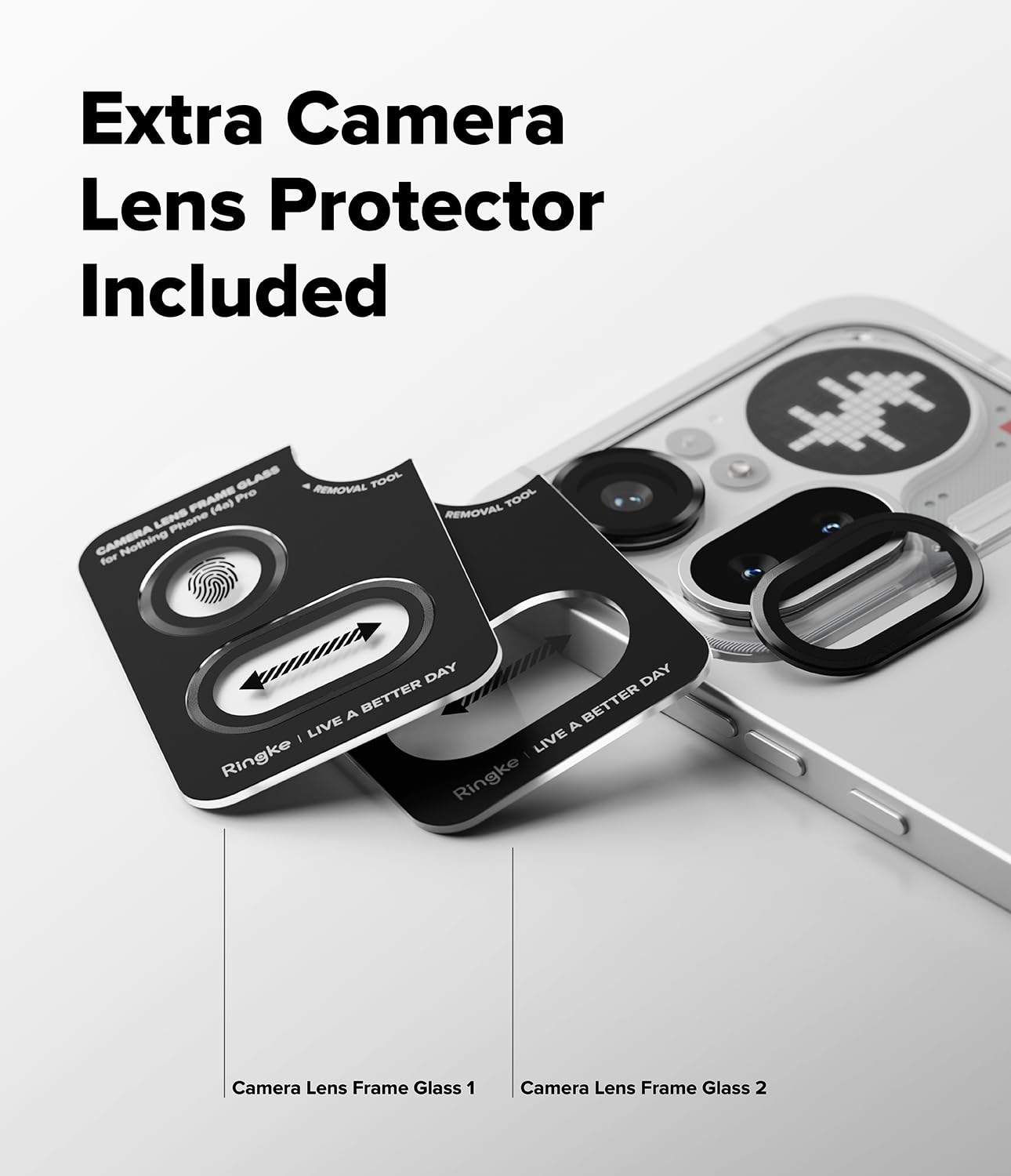Ringke Camera Lens Frame Glass Nothing Phone 4a Pro