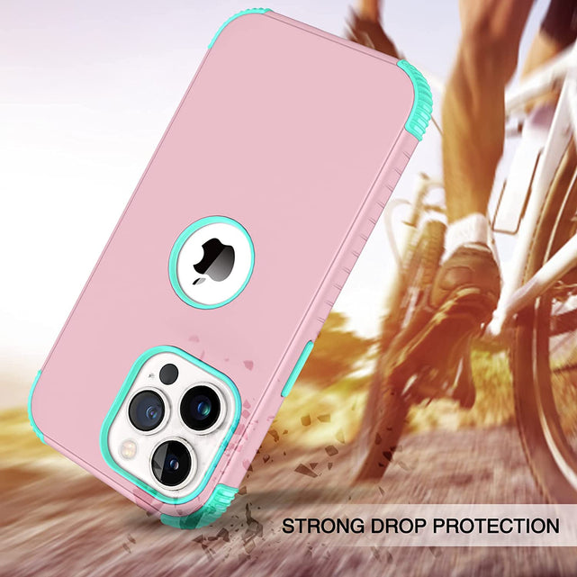 Redpepper iPhone 14 Pro Max Cover Rugged Rosa Donna