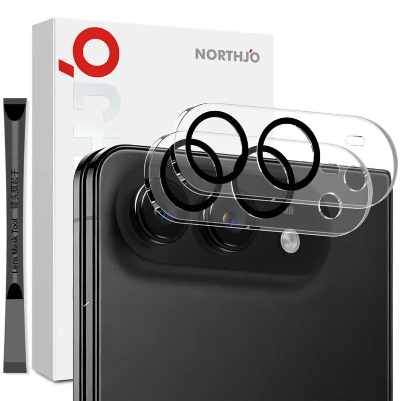 Redpepper Camera Screen Protectors Vetro Fotocamera iPhone Fold Nero 2pz