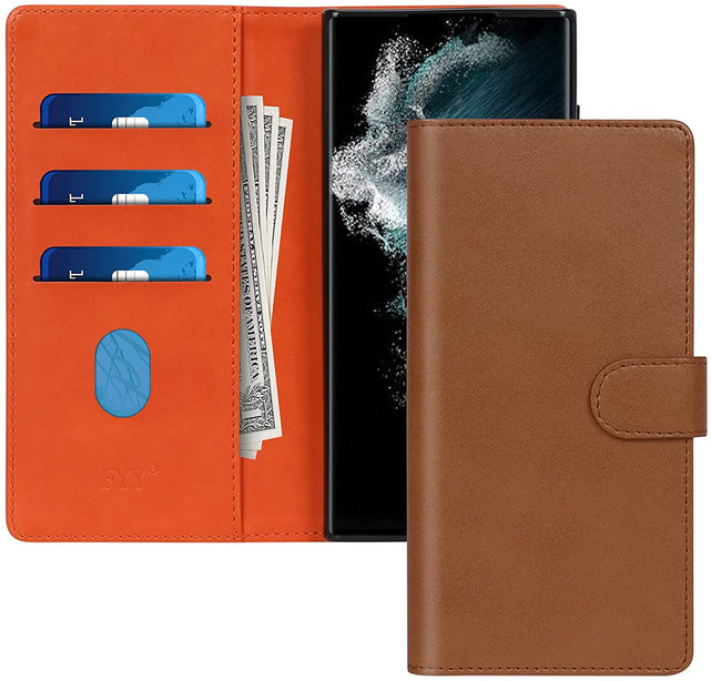 Redpepper Galaxy Cases cover S22 Ultra portafoglio pelle stand