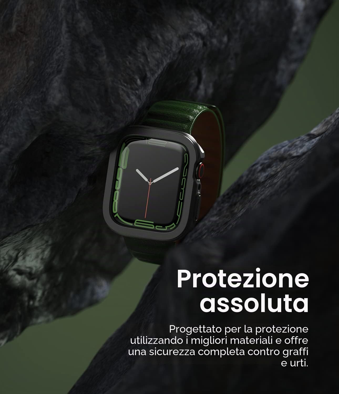 Ringke Air Sports Cover Apple Watch 44/45mm Nero antiurto