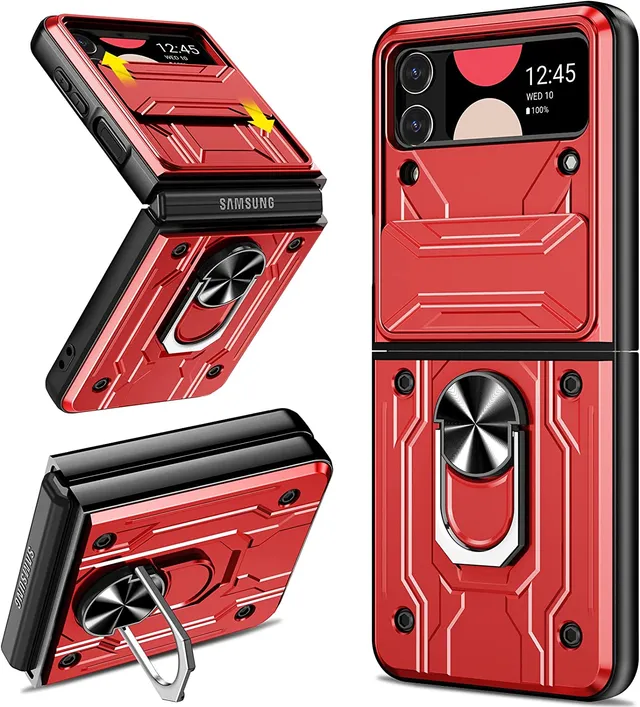 Redpepper Galaxy Z Flip 4 cover rosa con stand