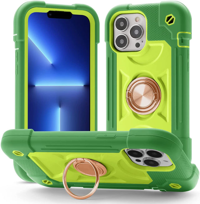 Redpepper Apple Cases 13 Pro Max cover militare con anello 360