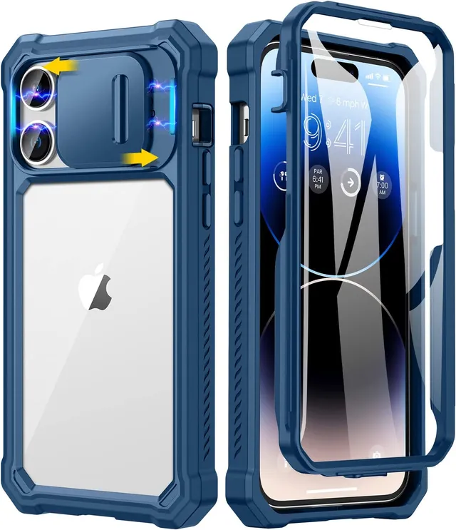 Redpepper Apple Cases cover iPhone 14 Pro corazzata trasparente