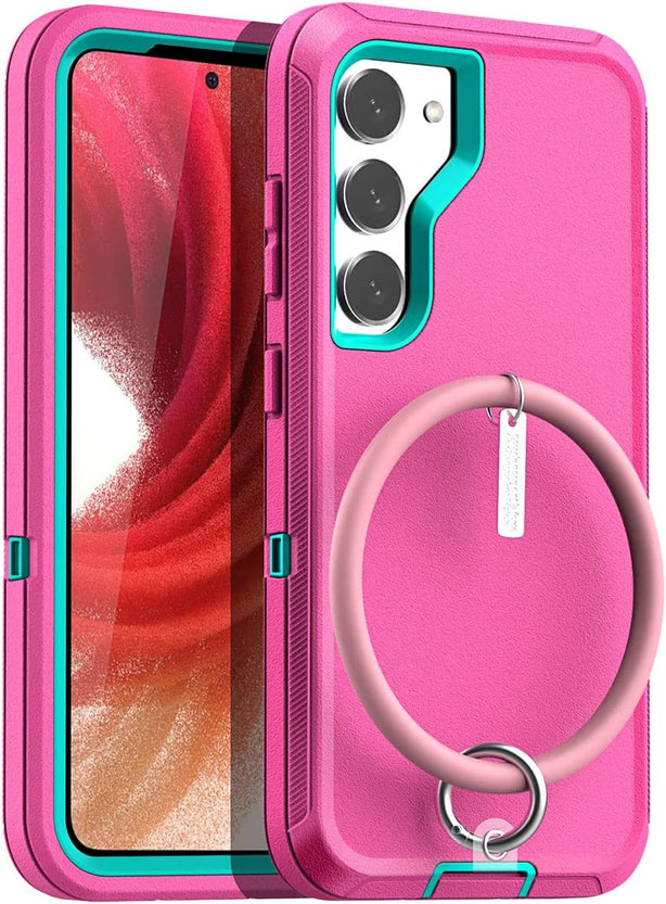 Redpepper Galaxy S23 Plus Cover Portafoglio Pelle Nera