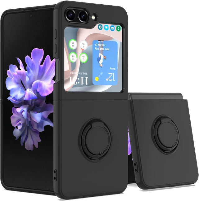 Redpepper Galaxy Z Flip 5 cover gialla morbida con stand