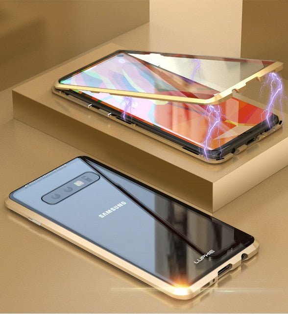 Redpepper Galaxy S10 Plus Cover Magnetica Vetro Slim