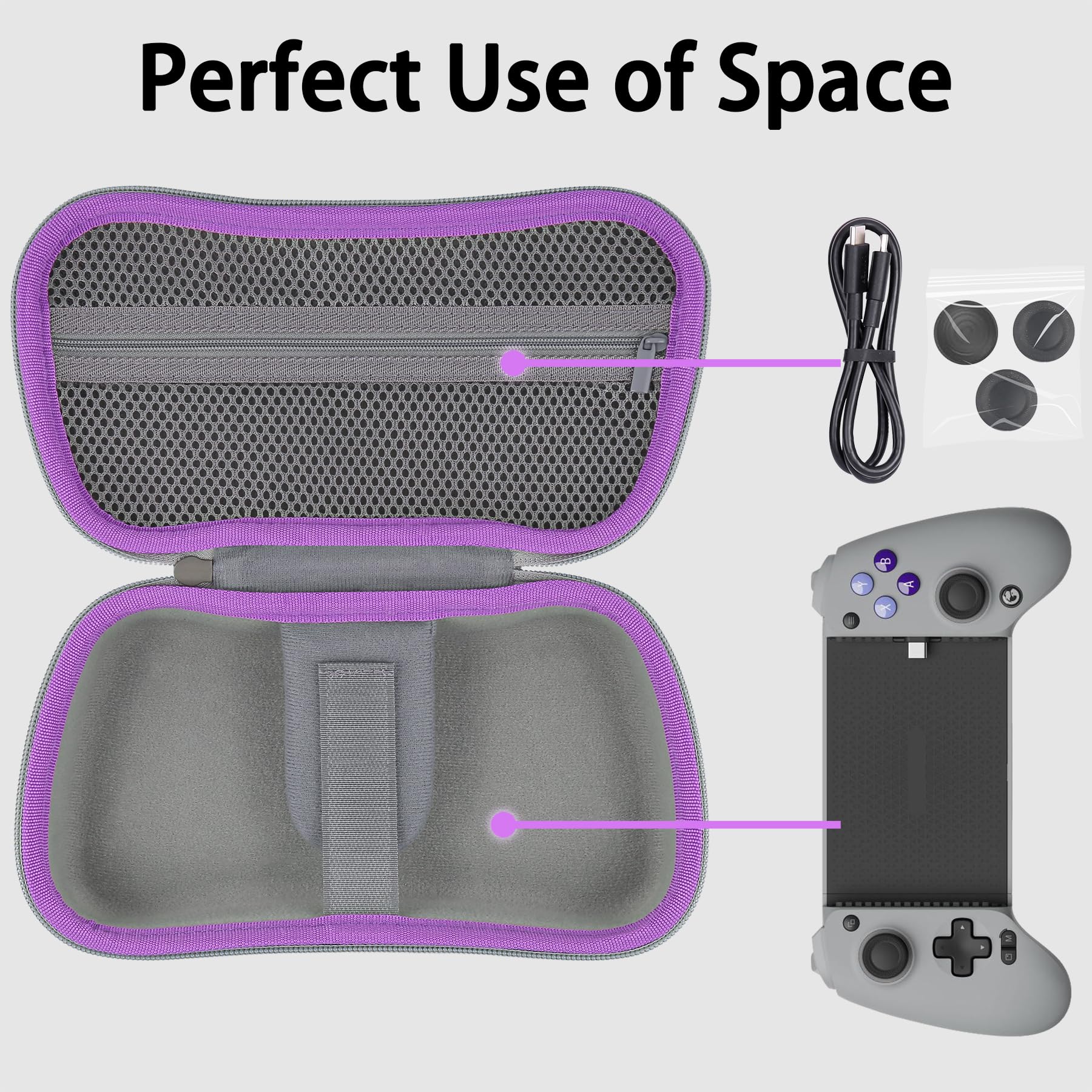 Aenllosi Game Controller Case custodia GameSir G8 Grigio