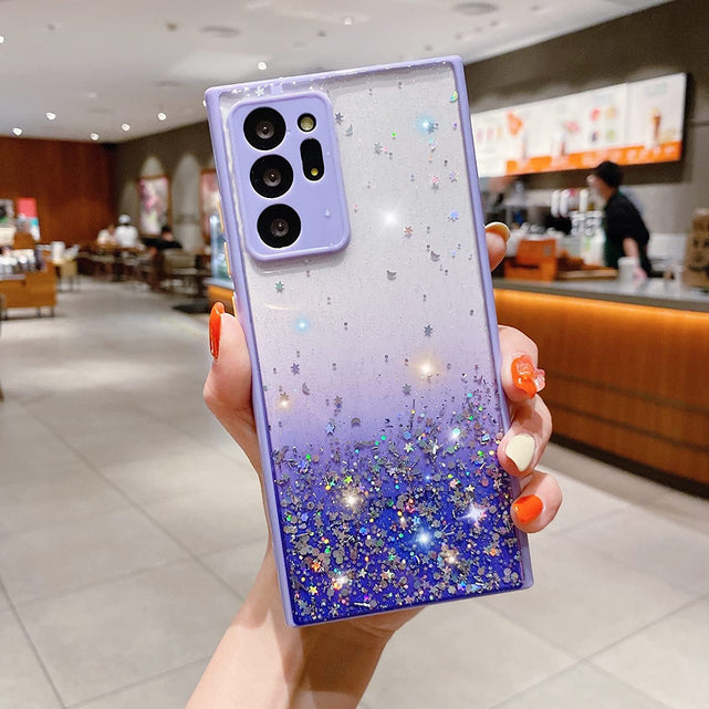 Redpepper S22 Ultra cover trasparente glitter TPU