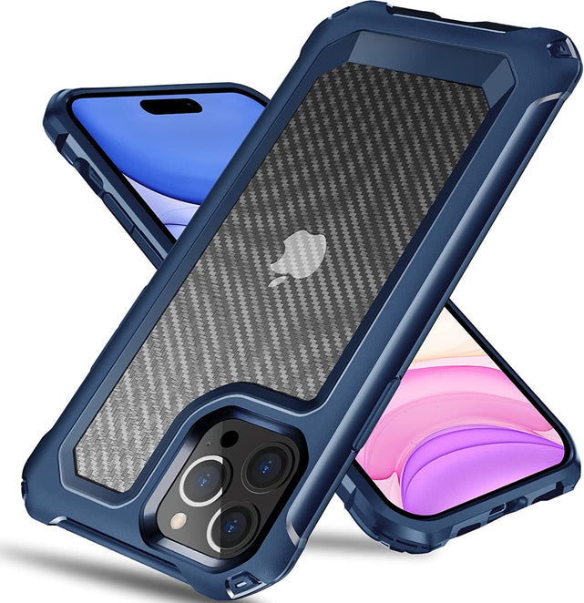 Redpepper 14 Pro Max cover carbonio ricarica wireless