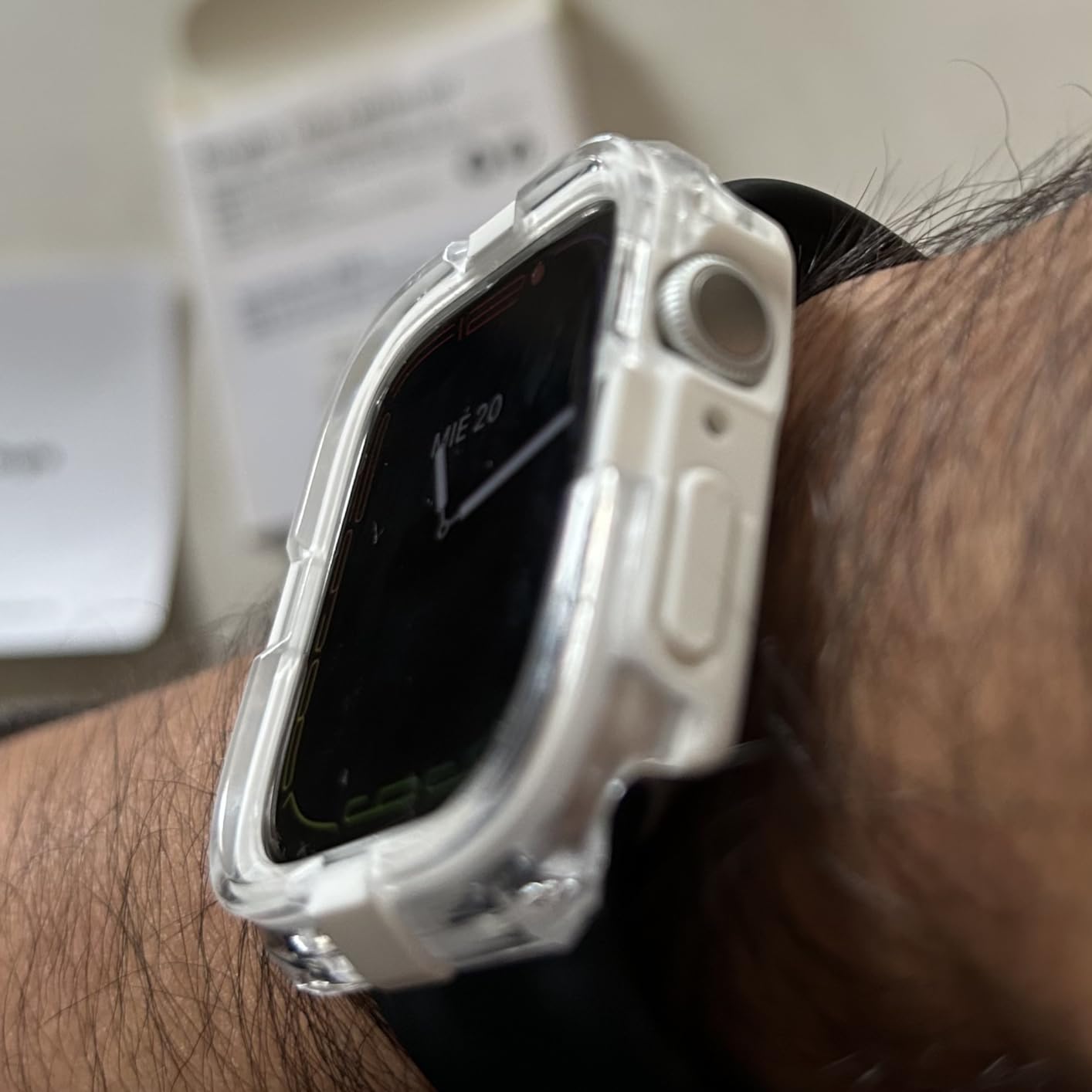 Ringke Fusion Bumper Apple Watch 44/45mm cover Neon Blue