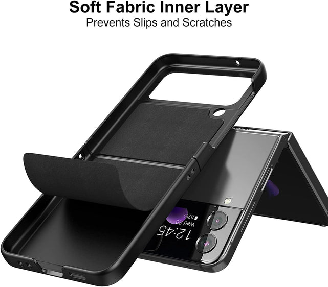 Redpepper Galaxy Z Flip 4 Cover pelle gialla