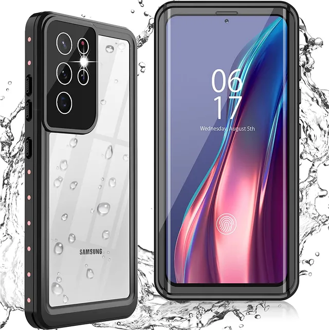 Redpepper Galaxy S21 Ultra Custodia Impermeabile IP68 Nera