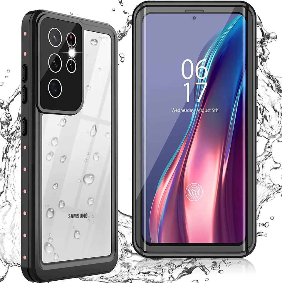 Redpepper Galaxy S21 Ultra Custodia Impermeabile IP68 Nera
