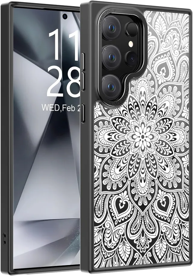 Redpepper Galaxy S25 Ultra cover floreale magnetica pellicola