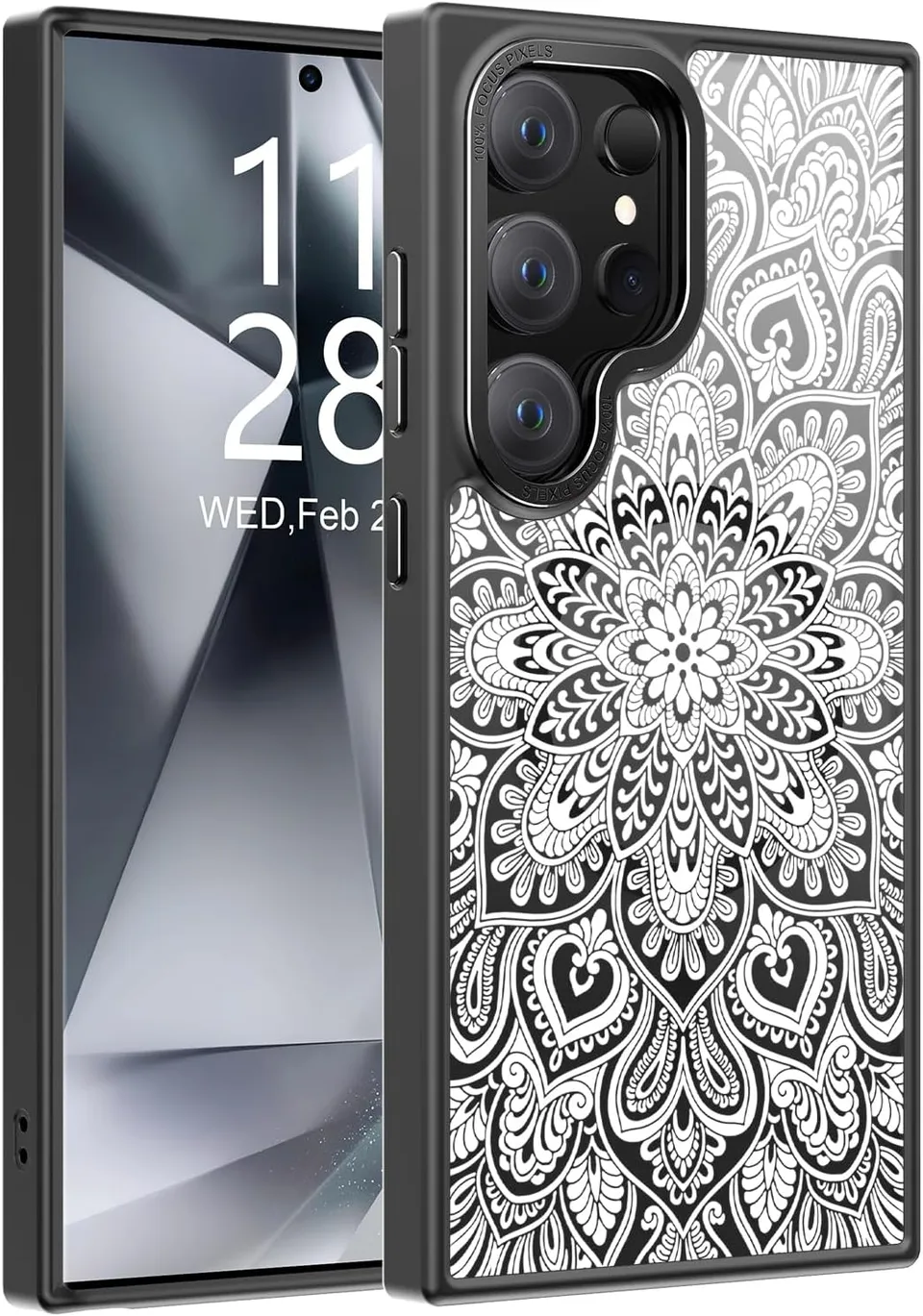 Redpepper Galaxy S25 Ultra cover floreale magnetica pellicola