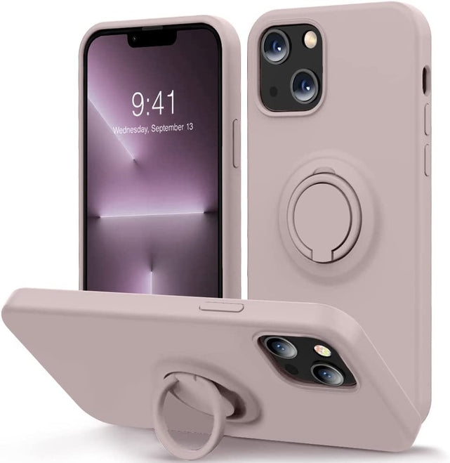 Redpepper Mocca iPhone 13 Mini custodia anello rosso vino