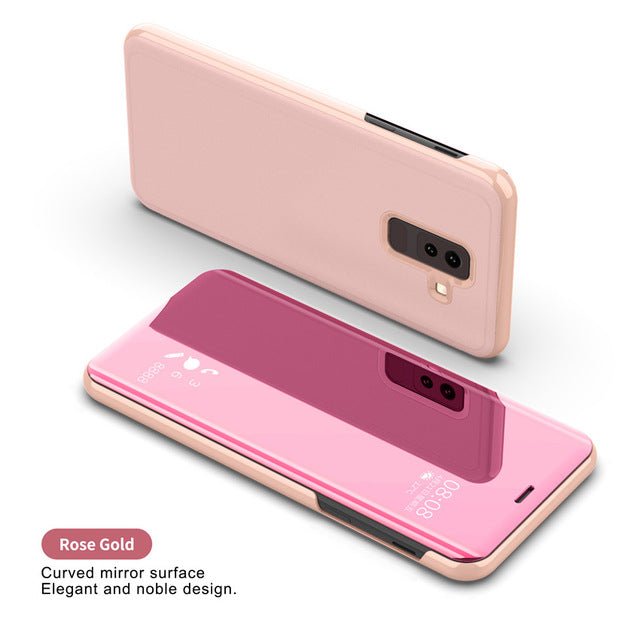 Redpepper Galaxy Cases Note 9 cover flip 360 specchio nera