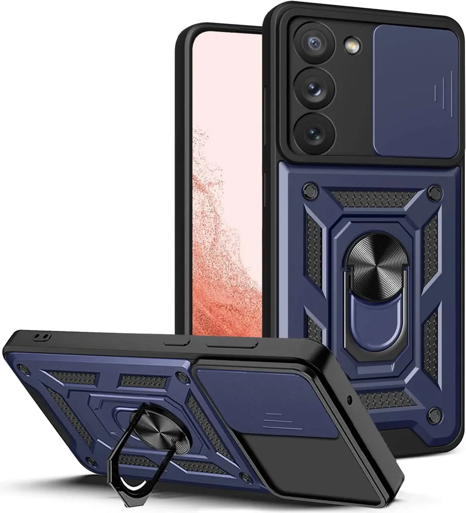 Redpepper Galaxy S23 Plus Cover Magnetica con Anello e Stand