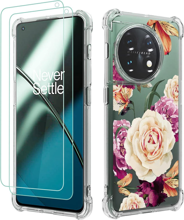 Redpepper OnePlus Cases OnePlus 11 cover girasole + pellicole
