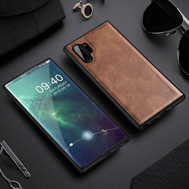 Redpepper Galaxy Cases Note 10 Plus wallet pelle marrone